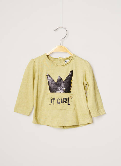 Tricou verde 3 POMMES fille