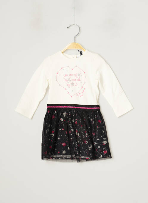 Rochie midi alb 3 POMMES fată