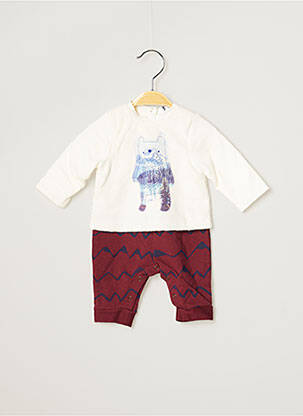 Set pantaloni roșu 3 POMMES băiat