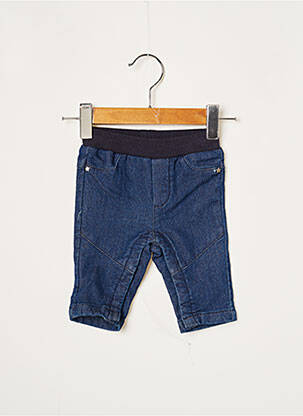 Pantalon drept bleu marin 3 POMMES fată