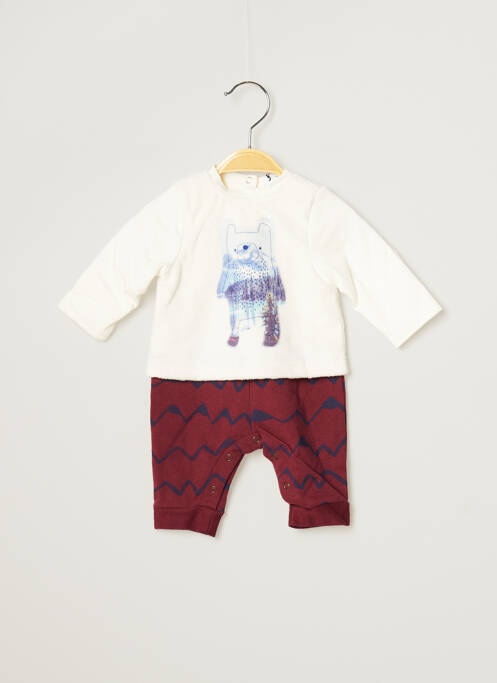 Set pantaloni roșu 3 POMMES băiat