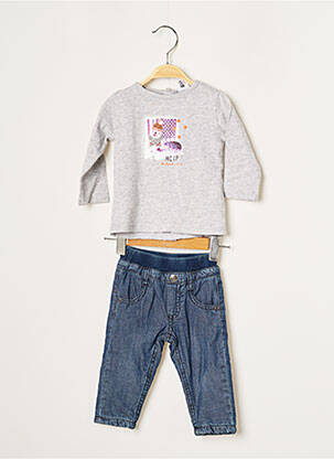 Set pantaloni bleumarin 3 POMMES băiat