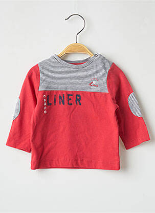 Tricou roșu 3 POMMES băiat