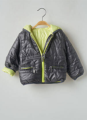 Geacă matlasată gri 3 POMMES fată