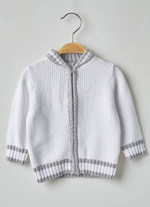 Gilet alb 3 POMMES băiat