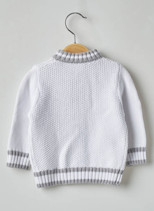 Gilet alb 3 POMMES băiat