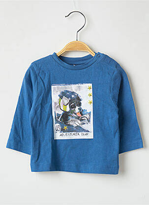 Tricou albastru 3 POMMES băiat