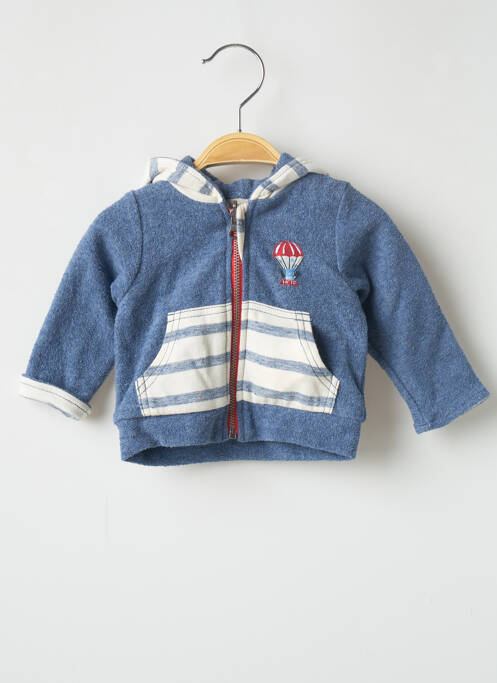 Vestă cu mâneci lungi albastru 3 POMMES băiat