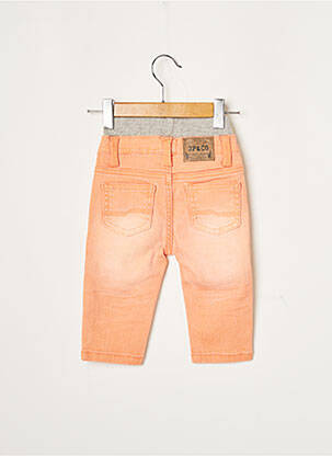 Pantalon drept portocalie 3 POMMES băiat