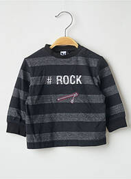 Tricou negru 3 POMMES garcon