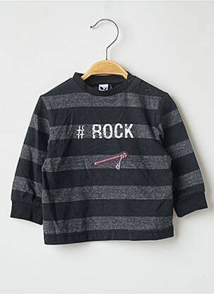 Tricou negru 3 POMMES băiat