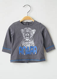 Tricou gri 3 POMMES garcon