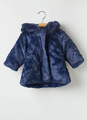 Palton lung albastru ABSORBA fată