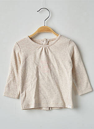 Tricou bej ABSORBA fată