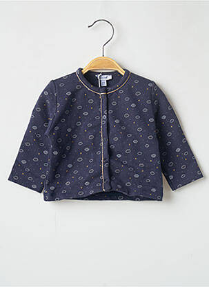 Vestă cu mâneci lungi bleumarin ABSORBA fată