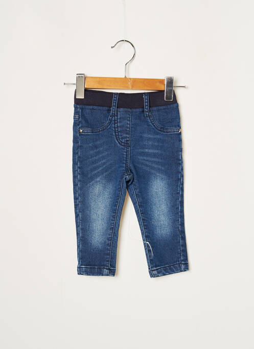 Pantalon drept bleumarin 3 POMMES fată