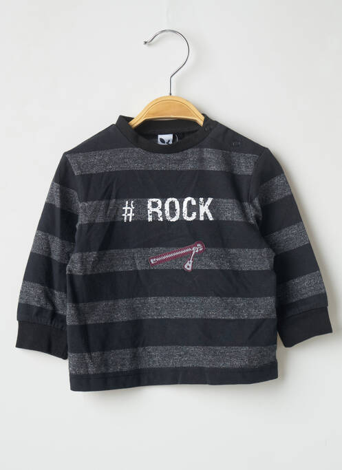 Tricou negru 3 POMMES băiat