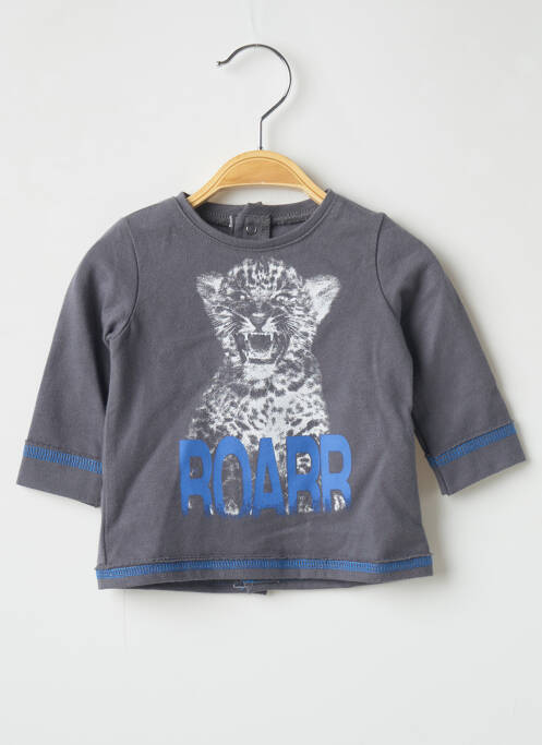 Tricou gri 3 POMMES băiat