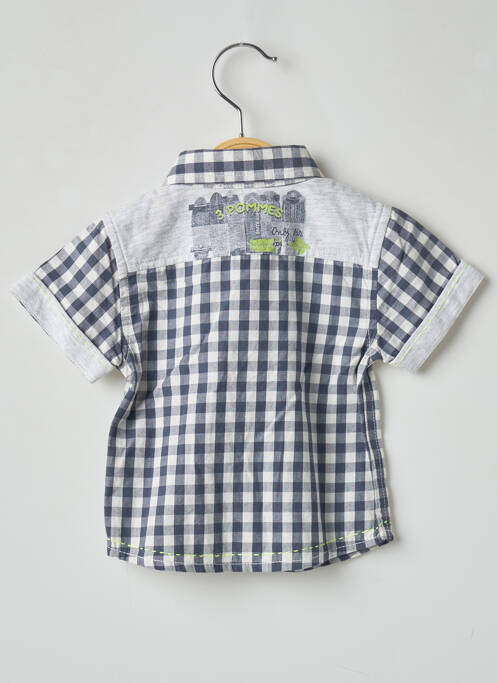 Cămașă cu mâneci scurte gri 3 POMMES băiat