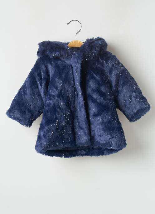 Palton lung albastru ABSORBA fată