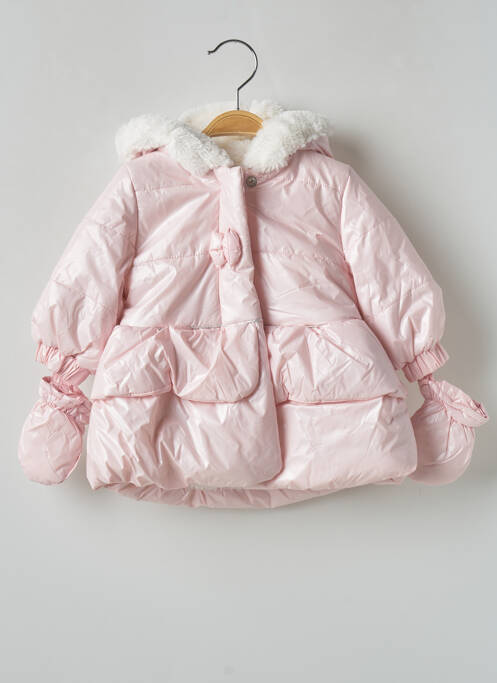 Geacă matlasată roz ABSORBA fată