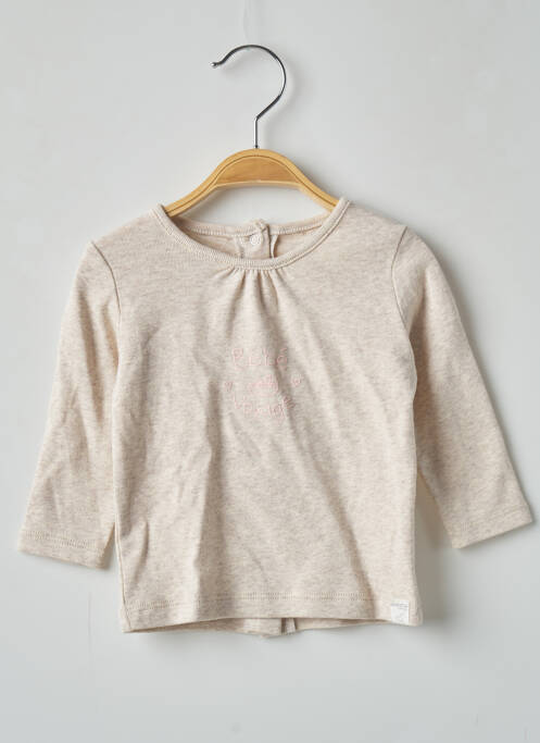 Tricou bej ABSORBA fată