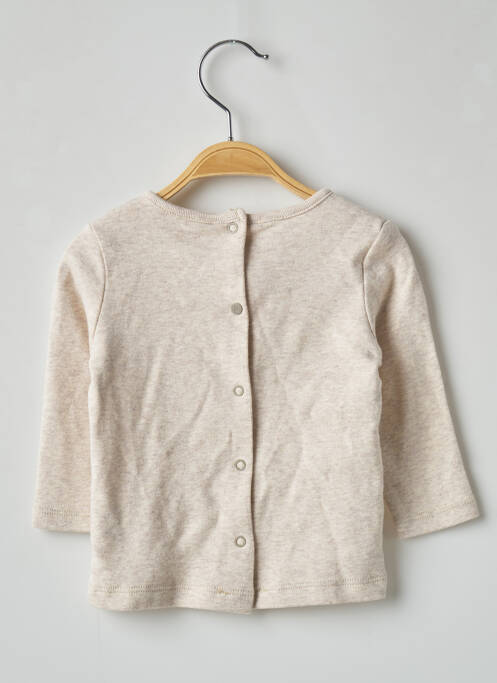 Tricou bej ABSORBA fată