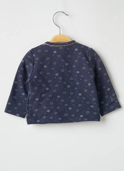 Vestă cu mâneci lungi bleumarin ABSORBA fată