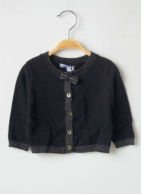 Vestă cu mâneci lungi negru ABSORBA fată