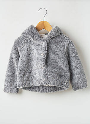 Palton scurt gri ABSORBA fată