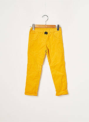 Pantalon drept galben ABSORBA fată