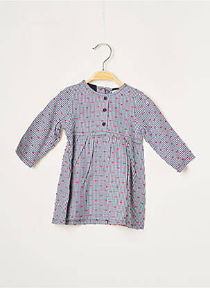 Rochie midi bleumarin ABSORBA fată