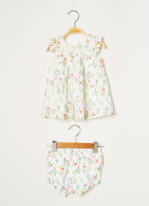 Rochie midi alb ABSORBA fată