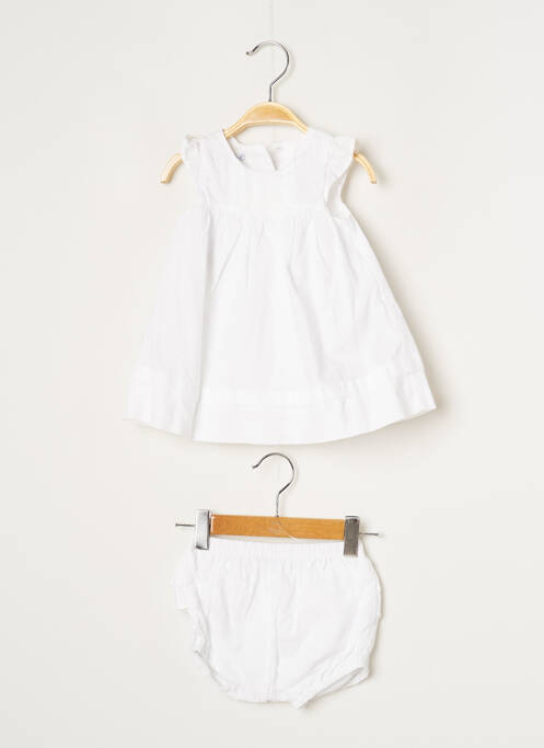 Rochie midi alb ABSORBA fată