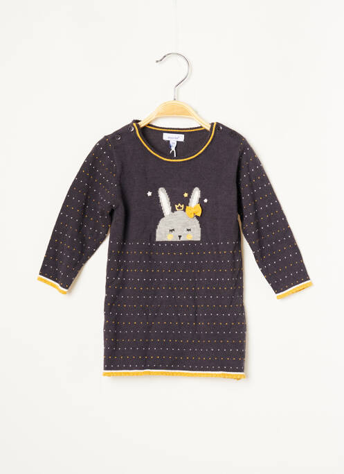 Rochie midi gri ABSORBA fată