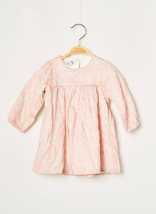 Rochie midi roz ABSORBA fată