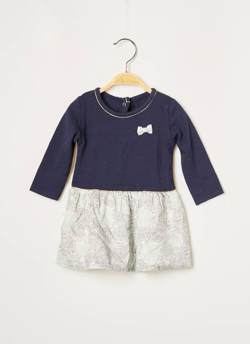 Rochie midi bleumarin ABSORBA fată