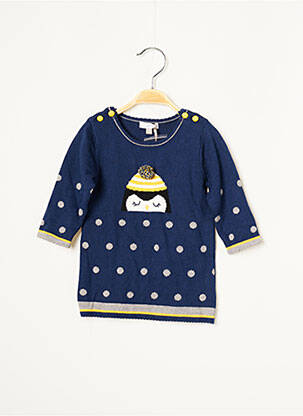 Rochie midi albastru ABSORBA fată