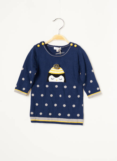 Rochie midi albastru ABSORBA fată