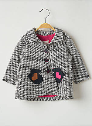 Palton lung gri CATIMINI fată