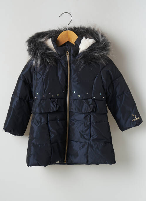 Palton lung albastru CATIMINI fată
