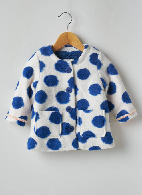 Palton lung alb CATIMINI fată