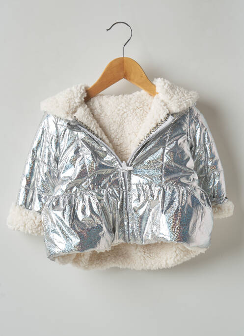 Geacă matlasată argintiu CATIMINI fată
