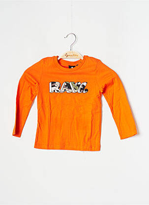 Tricou portocalie G STAR băiat
