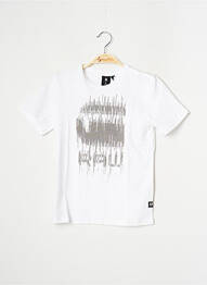 Tricou alb G STAR băiat