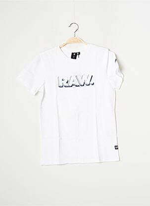 Tricou alb G STAR băiat