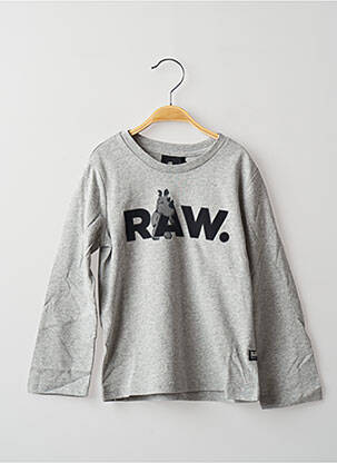 Tricou gri G STAR băiat