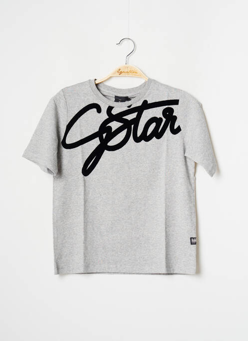 Tricou gri G STAR fată