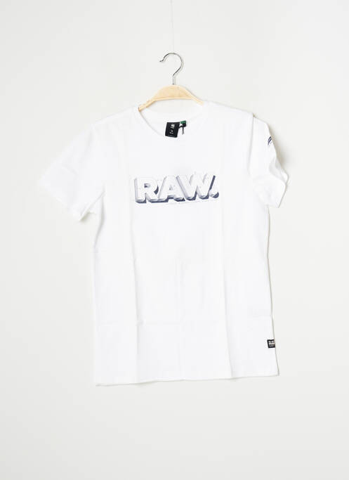 Tricou alb G STAR băiat