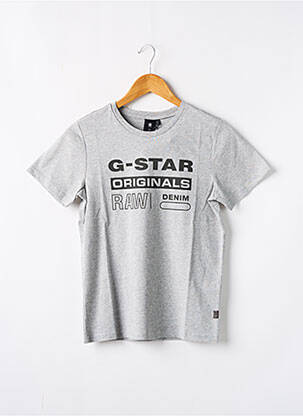 Tricou gri G STAR băiat